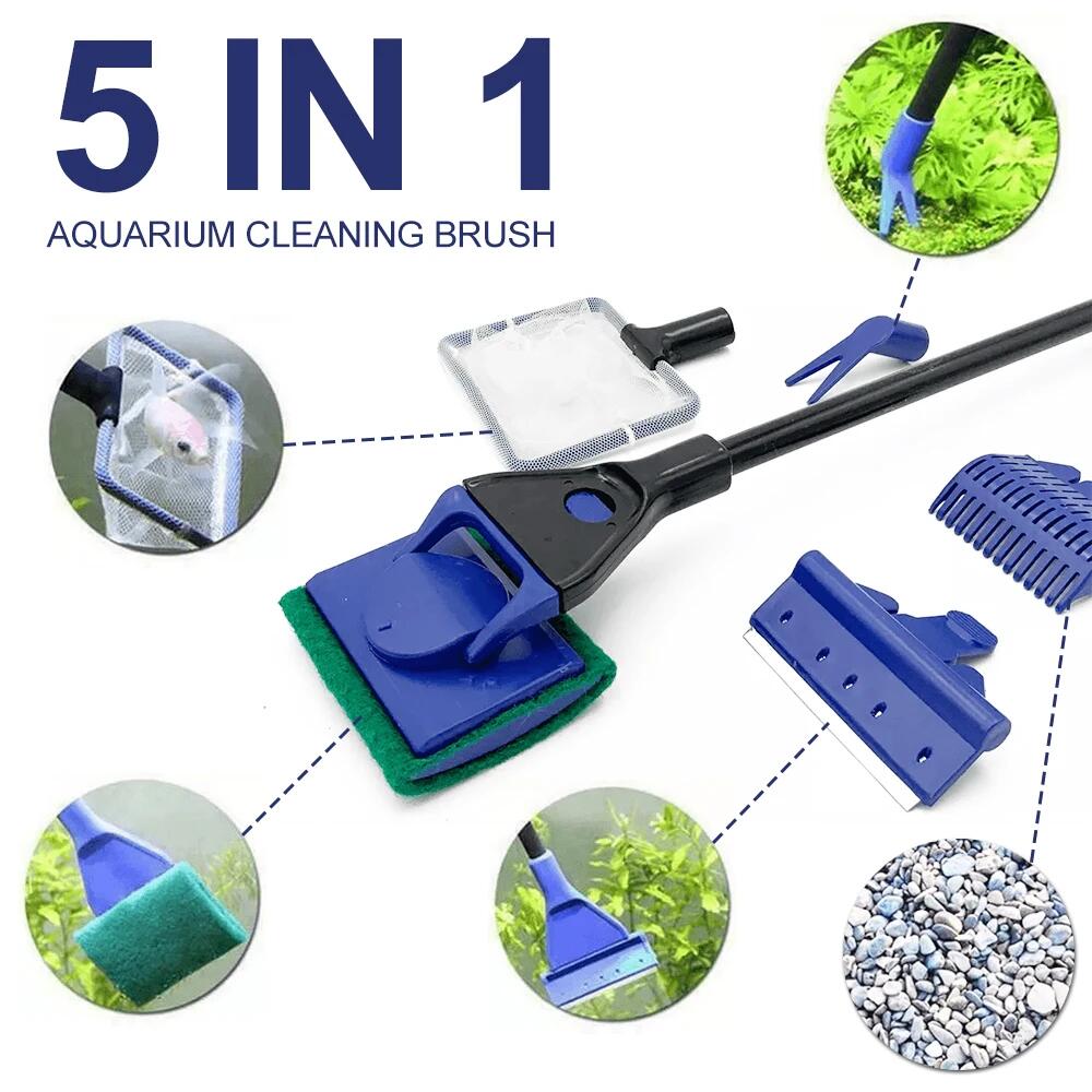 5in1 Aquarium Cleaning Tool Pl - Planted Aquarium Algae 评论和价格