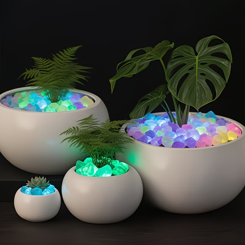 300PCS Luminous Pebble Set,0.9 - Planted Aquarium Equipment 评论和价格