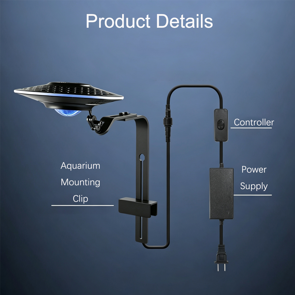 New UFO LED Fish Aquarium Ligh - Planted Aquarium Algae 评论和价格