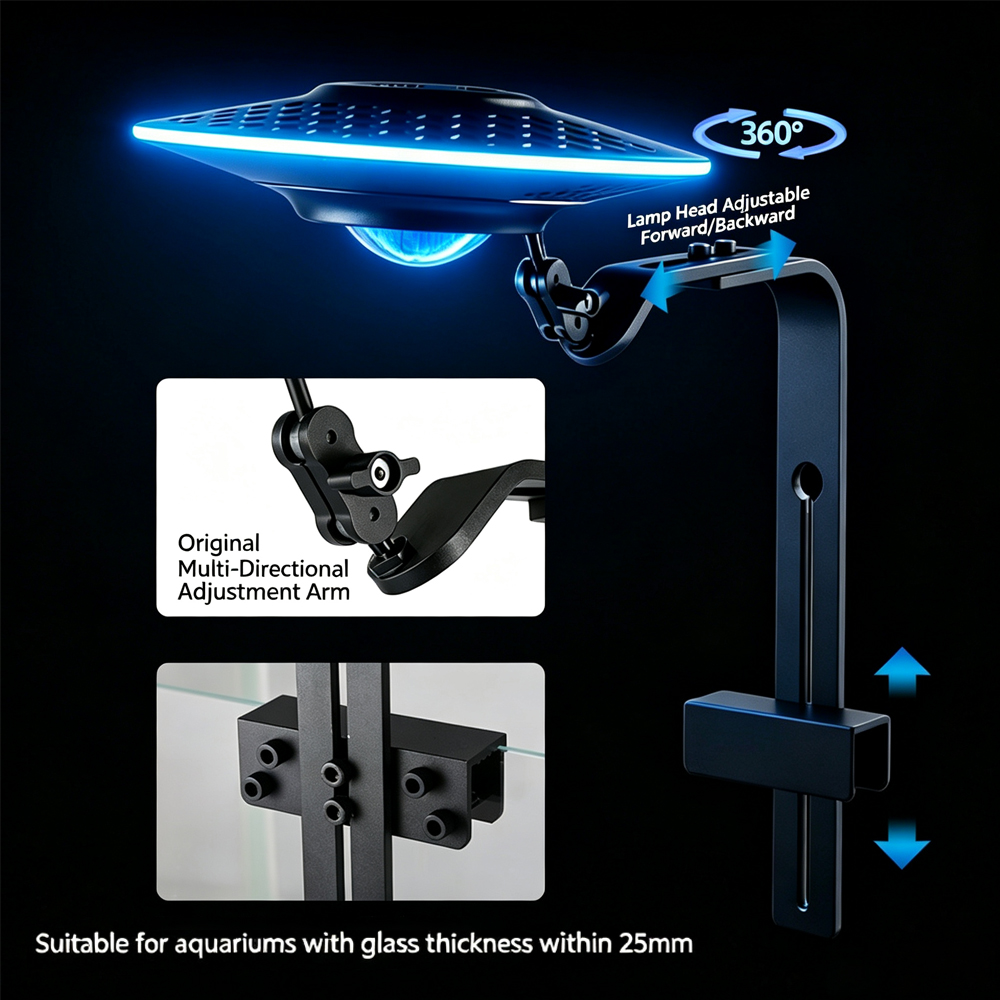 New UFO LED Fish Aquarium Ligh - Planted Aquarium Algae 评论和价格
