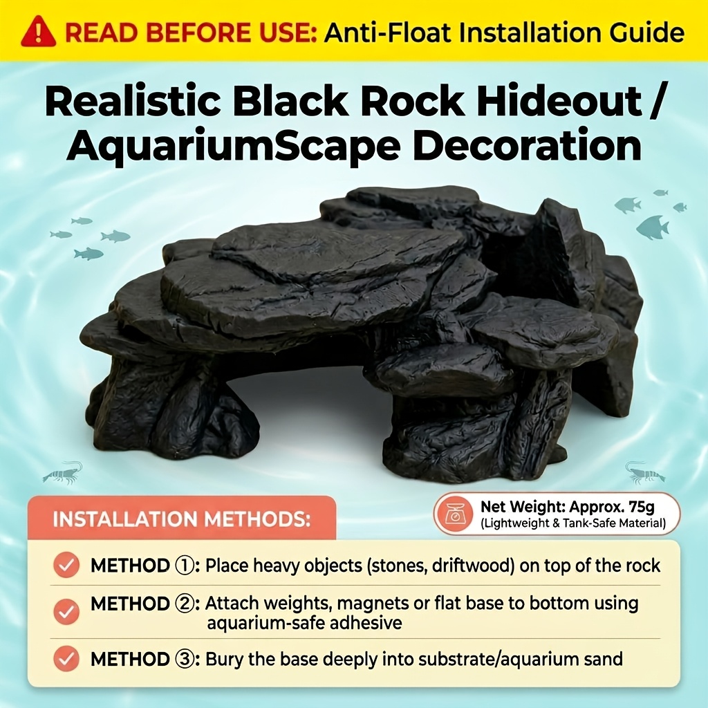 PLA Cave Aquarium Hidden Fish  - Aquarium Plant Root Tabs 评论和价格