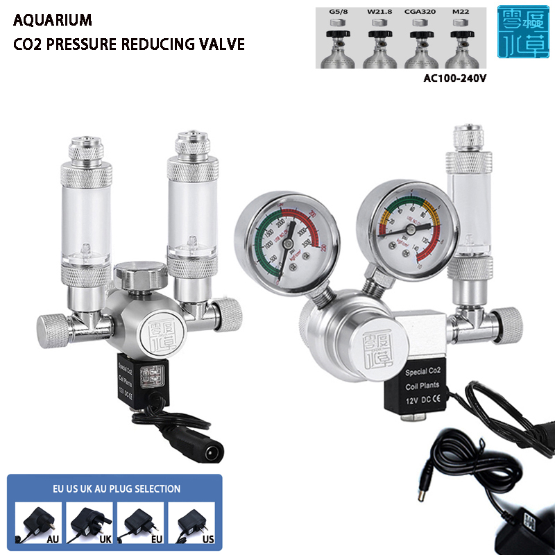 Aquarium CO2 regulator solenoi - Planted Aquarium Co2 System 评论和价格