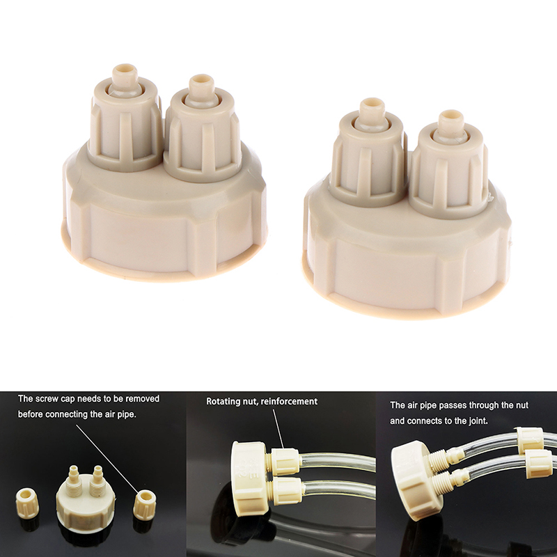 2Pcs ABS Aquarium CO2 System T - Planted Aquarium Co2 System 评论和价格