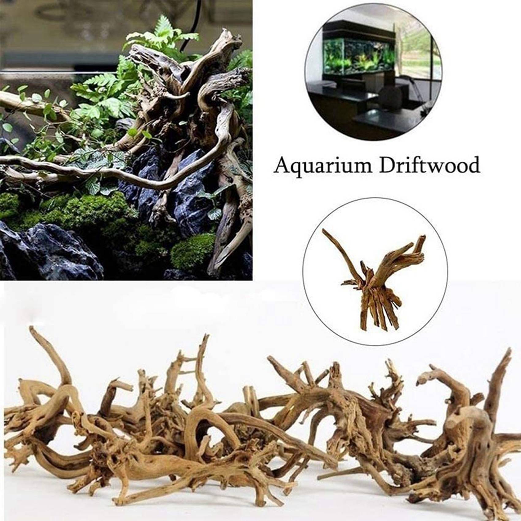 Hot Sale-Mini Driftwood For Aq - Aquarium Plant Root Tabs 评论和价格