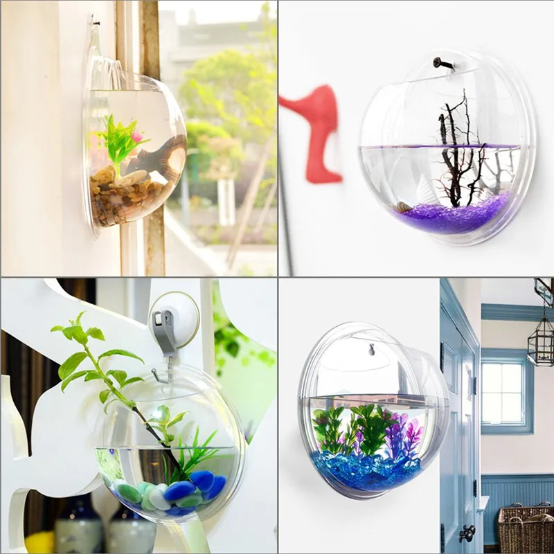 Transparent acrylic hanging wa - Aquarium Plant Grass 评论和价格