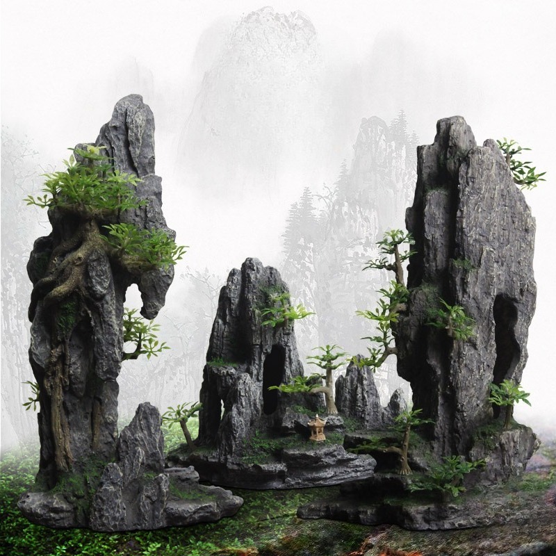 Aquarium Decor Stone Rockery C - Aquarium Plant Root Tabs 评论和价格