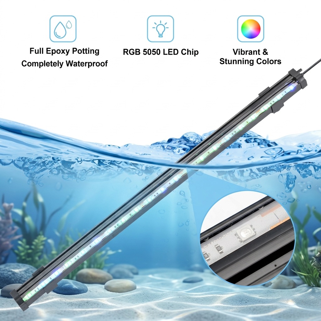 USB LED Aquarium Air Bubble Li - Aquarium Lily Pipe 评论和价格