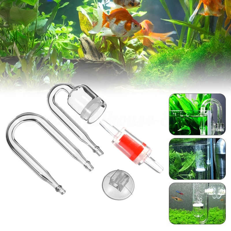 4pcs Set DIY CO2 Diffuser For  - Aquarium Plant Grass 评论和价格